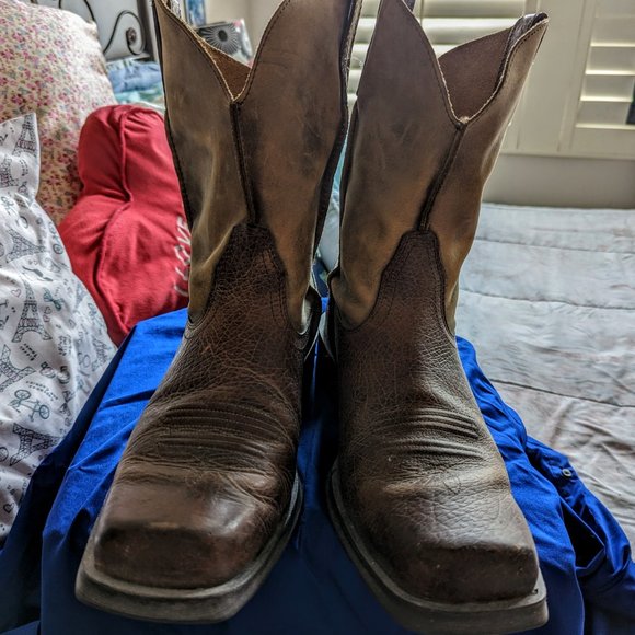 Ariat Men's Rugged Square Toe Western Style Boots-Work Boots US Mens Size 12 D - Picture 3 of 9